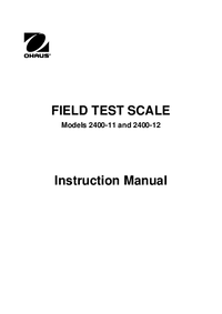 Thumbnail of document Manual - Field Test Scale